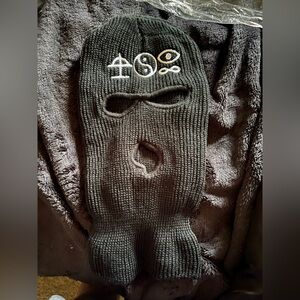 Bad Omens ski mask from concert